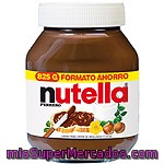 Nutella Crema De Cacao Con Avellanas Formato Ahorro Tarro 825 G
