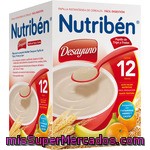 Nutriben Desayuno Papilla Instantánea De Trigo Y Frutas De Fácil Digestión Desde 12 Meses Caja 600 G