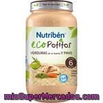 Nutriben Eco Potitos Verduras De La Huerta Y Pavo Desde Los 6 Meses Tarro 250 G Con Zanahorias, Tomate Y Pavo