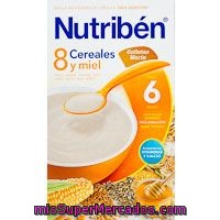 Nutribén Papilla 8 Cereales Miel Y Galletas María 600g