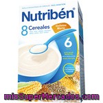 Nutriben Papilla Instantánea De 8 Cereales De Fácil Digestión Desde 6 Meses Caja 600 G Con Galletas María