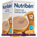 Nutriben Papilla Instantánea De Cacao Y Galleta María De Fácil Digestión Desde 12 Meses Caja 500 G