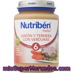 Nutriben Potitos Jamón Y Ternera Con Verduras Desde 6 Meses Bote 200 G