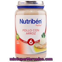 Nutriben Potitos Pollo Con Arroz Desde 6 Meses Bote 250 G