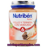 Nutriben Potitos Pollo Y Ternera Con Verduras Desde 6 Meses Bote 200 G