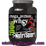 Nutrisport Mega Protein Chocolate Proteína De Suero Lácteo Envase 900 G