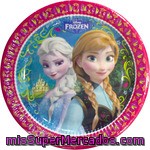 Nv Corporacion Plato Decorado Frozen 23 Cm Paquete 8 Unidades