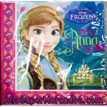 Nv Corporacion Servilletas Decorado Frozen 38x33 Cm Paquete 20 Unidades