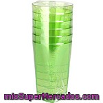 Nv Corporacion Vaso Color Verde 30 Cl Paquete 6 Unidades