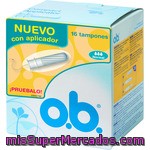 Ob Tampones Normal Con Aplicador Caja 16 Unidades