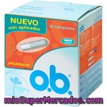 Ob Tampones Super Con Aplicador Caja 16 Unidades