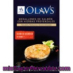 Olav's Medallones De Salmón Con Hierbas Provenzales Estuche 250 G Neto Escurrido