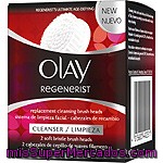 Olay Regenerist Sistema De Limpieza Facial 3 áreas De Cuidados Intensivos Cabezales De Cepillo Recambio 2 Unidades