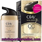 Olay Total Effects Cc Cream 7 En 1 Complexión Corrector Anti-edad + Base Realzadora Del Tono Dosificador 50 Ml Claro A Medio