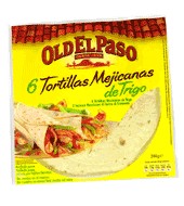 Old El Paso Tortillas Harina P-6 Bolsa 244gr