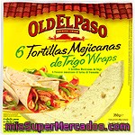 Old El Paso Tortillas Mejicanas De Trigo Wraps 6 Unidades Envase 350 G