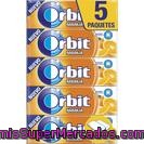 Orbit Chicle Grageas Sabor Naranja Paquete 5 Uds