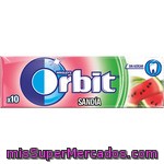 Orbit Chicles En Grageas Con Sabor A Sandía Sin Azúcar Unidad 14 G