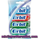 Orbit Chicles Sin Azúcar Sabores Surtidos Pack 4 Envases 14 G