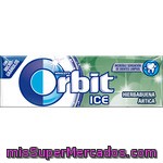 Orbit Ice Chicles Con Sabor A Hierbabuena ártica Con Microgránulos Unidad 14 G