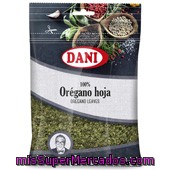 Oregano Dani Hoja Bolsa 40 Grs