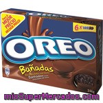Oreo Galletas De Chocolate Rellenas De Crema Bañadas De Chocolate Con Leche Pack 6 Paquetes 41 G