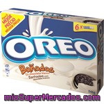 Oreo Galletas De Chocolate Rellenas De Crema Bañadas En Chocolate Blanco Pack 6 Paquetes 41 G