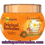 Original Remedies Mascarilla Nutritiva Maravillosa Con Aceites De Argán Y Camelia Cabello Seco Y Apagado Tarro 300 Ml