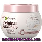 Original Remedies Mascarilla Protectora Hidratante Delicatesse De Avena Con Crema De Arroz Y Leche De Avena Tarro 300 Ml Para Todo Tipo De Cabello