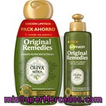 Original Remedies Pack Oliva Mitica Con Champú Nutrición Extrema Para Cabello Reseco Frasco 250 Ml + Aceite En Crema Sin Aclarado Frasco 200 Ml Edicion Limitada