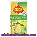 Orion Pinza Antipolillas Protección Total Perfume Limón Bolsa 2 Unidades