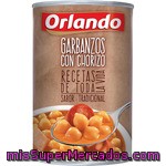Orlando Garbanzos Con Chorizo Lata 425 G