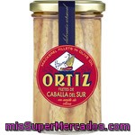 Ortiz Filetes De Caballa Del Sur En Aceite De Oliva Frasco 165 G Neto Escurrido