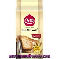 Ortiz Pan Tradicional Tostado A Fuego Lento 80 Rebanadas Paquete 720 G