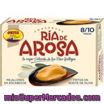 Ortiz Ría De Arosa Mejillones En Escabeche Fritos En Aceite De Oliva Grandes 8-10 Piezas Lata 69 G