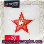 P&h Le Nappage Servilletas Arabasque 3 Capas 33x33 Cm Paquete 20 Unidades