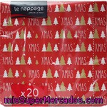 P&h Le Nappage Servilletas Arbol De Navidad 3 Capas 33x33 Cm Paquete 20 Unidades