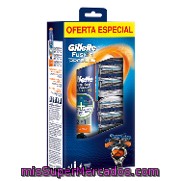 Pack Afeitado Fusion Proglide (gel De Afeitar + 6 Cargadores) Gillette 1 Ud.