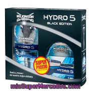 Pack Afeitado Hydro 5 Black Edition (maquinilla + 5 Recambios) Wilkinson 1 Ud.