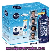 Pack Afeitado Sensitive (gel Afeitar 200 Ml. + Bálsamo 100 Ml. + Gel Limpiador 100 Ml.) Nivea Men 1 Ud.