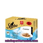 Pack Comida Para Gato Cusine Sheba Pack 8x85 Gr