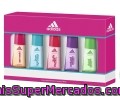 Pack De 5 Colonias De Aromas Diferentes Para Mujer Adidas 5 Unidades De 30 Mililitros