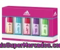 Leche Caballero pavimento Pack de 5 colonias de aromas diferentes para mujer adidas 5 unidades de 30  mililitros, precio actualizado en todos los supers