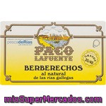 Paco Berberechos De Las Rías Gallegas Al Natural Lata 65 G Neto Escurrido 35-40 Piezas