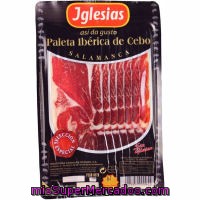 Paleta Ibérica Iglesias, Sobre 100 G