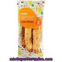 Palitos Con Pipas Eroski, Pack 2x67 G