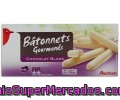 Palitos De Galleta Recubiertos De Chocolate Blanco Auchan 150 Gramos