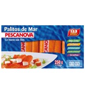 Palitos De Mar Pescanova Envase De 250 G.