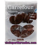 Palmeras De Hojaldre Al Cacao 12 Ud. Carrefour 300 G.