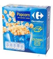 Palomitas Sal Caja Micro Carrefour 300 G.